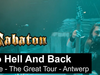 SABATON - To Hell And Back (Live - The Great Tour - Antwerp)