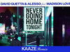 David Guetta & Alesso - Never Going Home Tonight (KAAZE remix) (Visualizer)